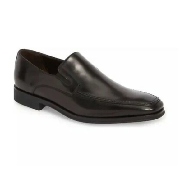 MONTE ROSSO Lucca Nappa Leather Loafer Sz 11 1/2 M Monte Rosso Leather Slip On Loafers Men main image 2